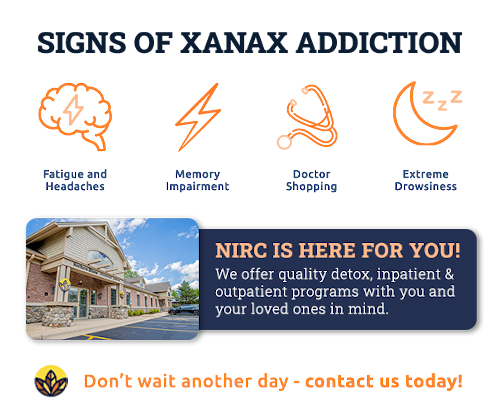 signs of addiction in xanax